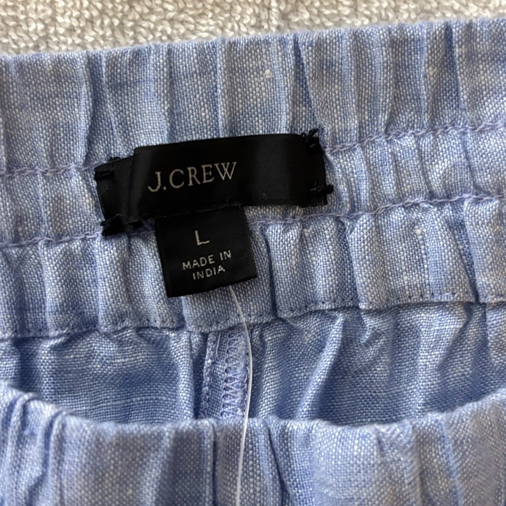 J. Crew Light Blue Wide Leg Pants - Picture 4 of 4